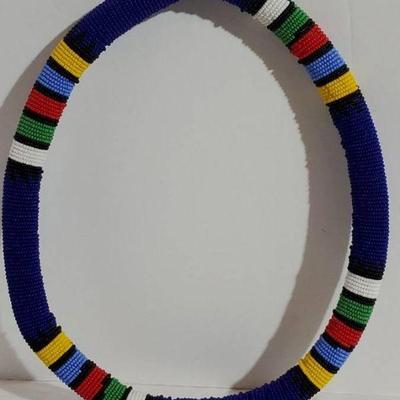 African Beaded Necklace (30")