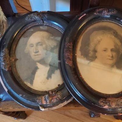 Very old pics of George and Martha