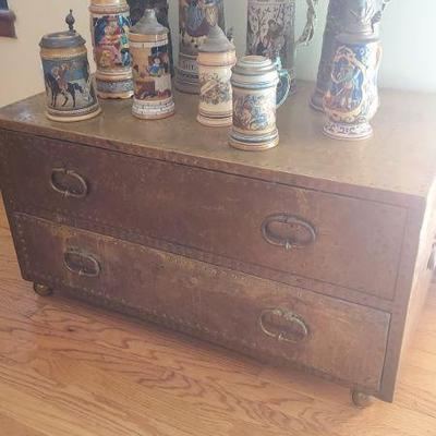 Large Brass Chest