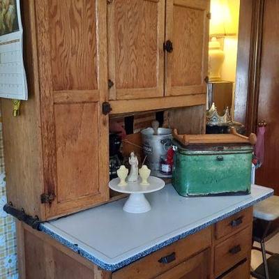 Hoosier style cabinet, in great shape