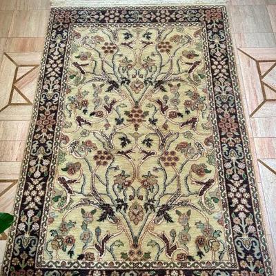 Second of three oriental rugs