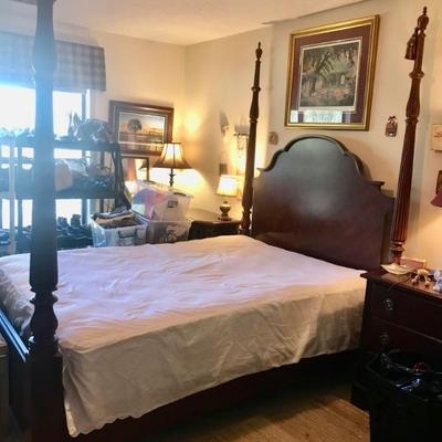 double four poster bed $300