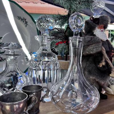 Crystal decanters