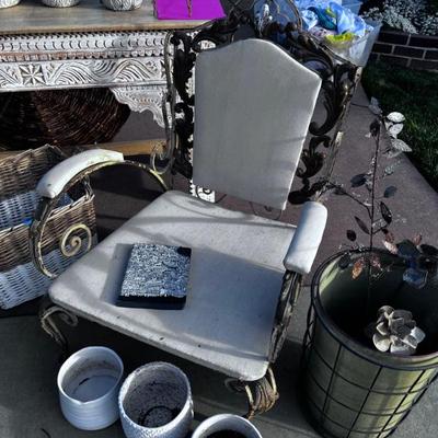 Set of French Iron Chairs