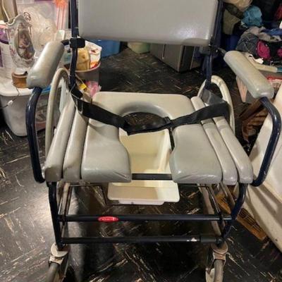 Baritatric Shower Commode Active Aid Brand With foot stool not shown here