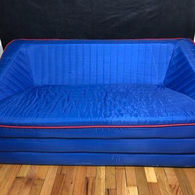 BIHY523 Vintage Sears Fold Out Foam Couch	This foam couch converts into a bed. It has a removable cover that is machine washable. As a...
