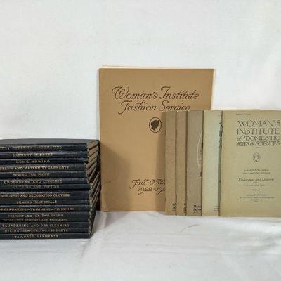 BIHY217 Vintage Womanâ€™s Institute Books	15 Woman's Institute of Domestic Arts & Science books from Scranton,PA. They have like a...