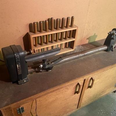 Craftsman lathe and tools