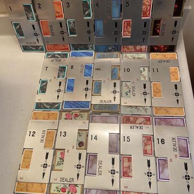 Duplicate bridge card sets (16)