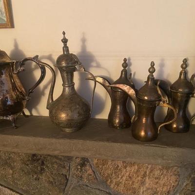 Brass pitchers 