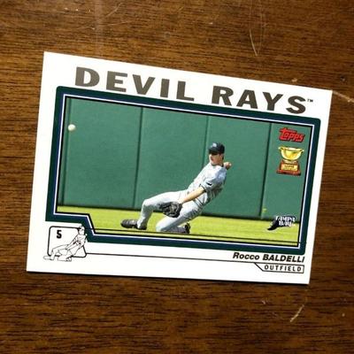 Topps baseball card -  Devil Rays Rocco Baldelli