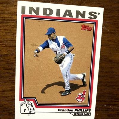 Topps baseball card -  Indians Brandon Phillips