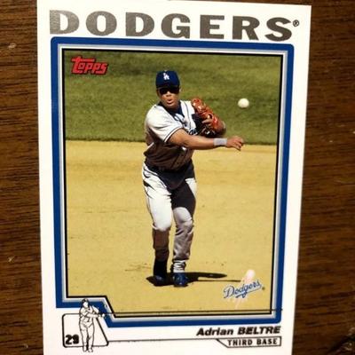 Topps baseball card -  Dodgers Adrian Beltre