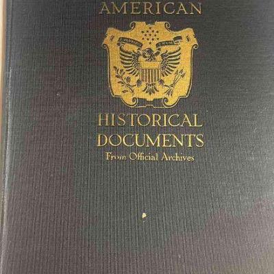 American Historical Documents 1910