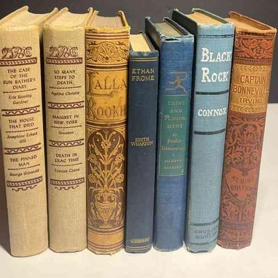 Antique Books Wharton Irving Dostoevsky & Others