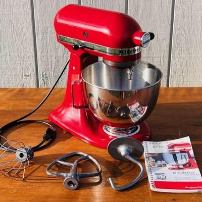 Sound Auction Service - Auction: 8/30/22 Games, Toys, Movies, Sporting  Goods Online Auction ITEM: KitchenAid Counter Top Mixer & Cookie Press