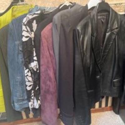 assorted women's jacketa