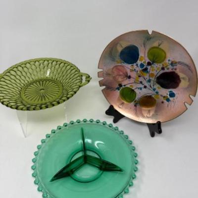 Vintage glass dishes 