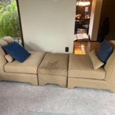 3 piece modular couch 