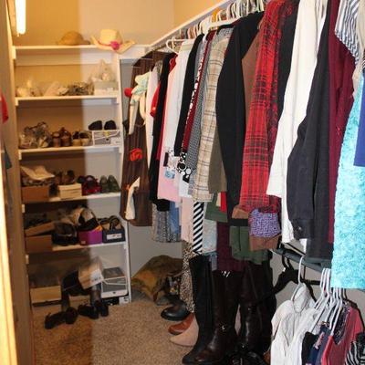 Most clothes in master closet still available