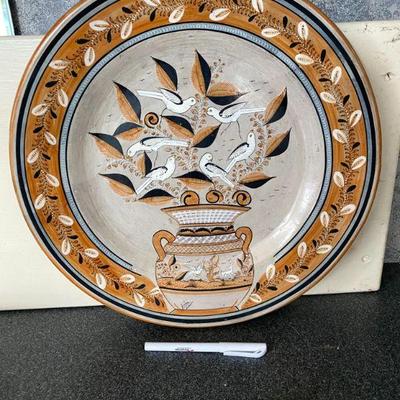 Doves Large Tonala Plate