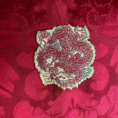 Close up of silk fabric