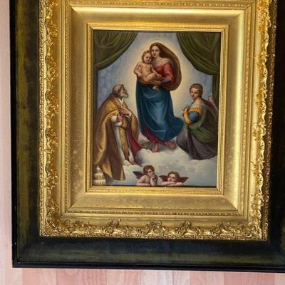 #74 Old Master copy ~Holy Family ~ oil on canvas