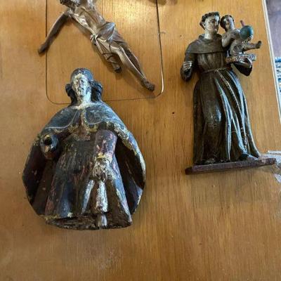 #26 Three small Church Polychrome icons
