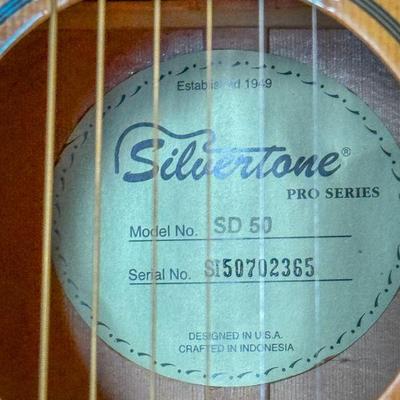 SIlvertone Pro Series Model No SD50 Guitar