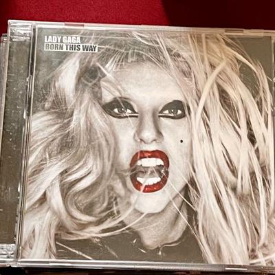 CDs including Lady Gaga