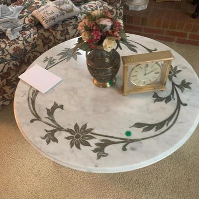Italian marble coffee table
