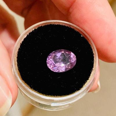 HFF052 Genuine Amethyst Faceted Stone