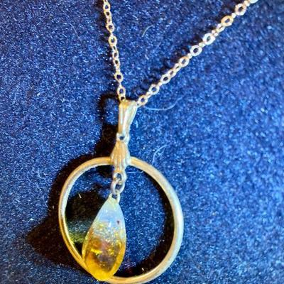 HFF041 Citrine GF Necklace 