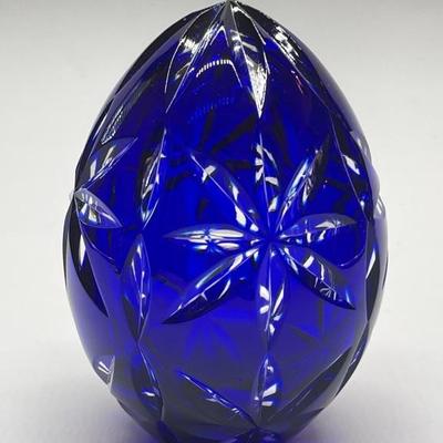Cobalt Crystal Egg