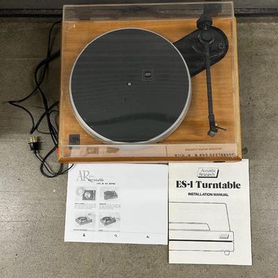FTH507- Acoustic Research ES-I Turntable