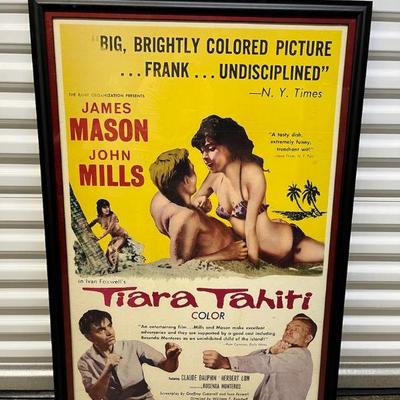 FTH281 Framed Tiara Tahiti Movie Poster 