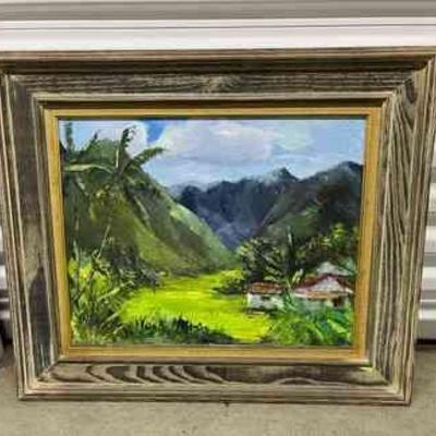 FTH310 Framed Original Scenic Painting 