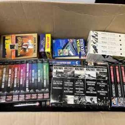 FTH488 Box Of Various VHS Movies 