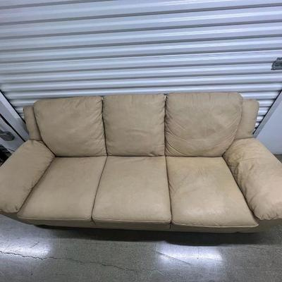 FTH475- (3) Seater Leather Sofa
