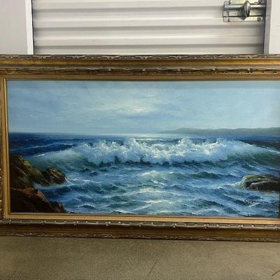 FTH007-Beautiful Ornate Framed Painting 