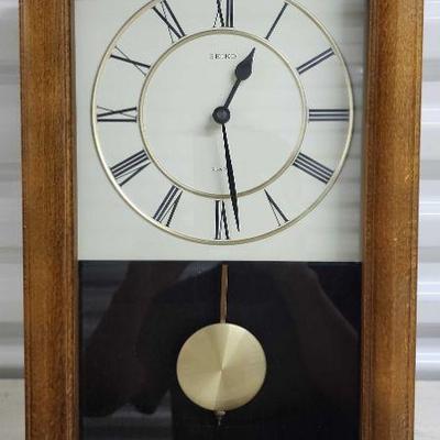 FTH524 - Seiko Quartz Wooden Wall Clock