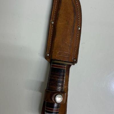 FTH095- Vintage 1973 Us Western L66 Hunting Knife
