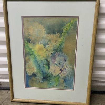 FTH199- Original Watercolor Painting By Ingrid Clairmont 