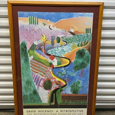 FTH288 Framed David Hockney Art Poster