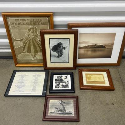 FTH209- Assorted Vintage Hawaiian Memorabilia Prints & Photographs