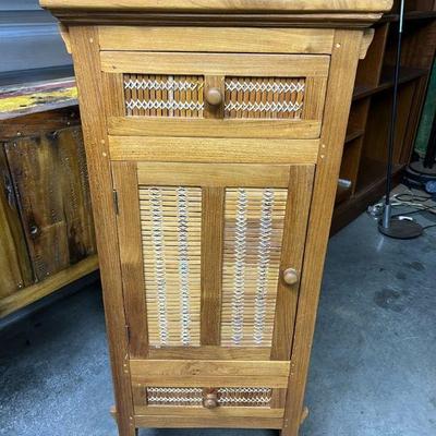 FTH442- Wooden & Bamboo Cabinet