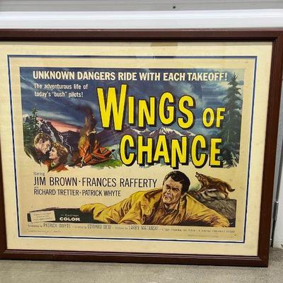 FTH181- Vintage Movie Poster Wings Of Chance