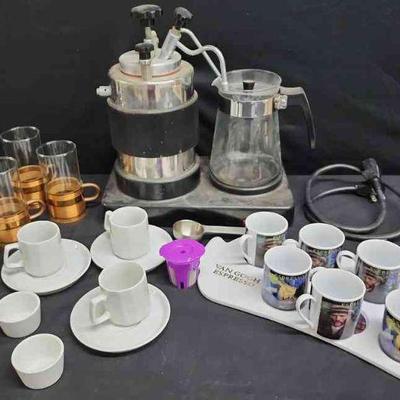 FTH069 - Vintage Cappuccino Maker And More