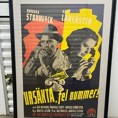 FTH194- Sorry Wrong Number Movie Poster