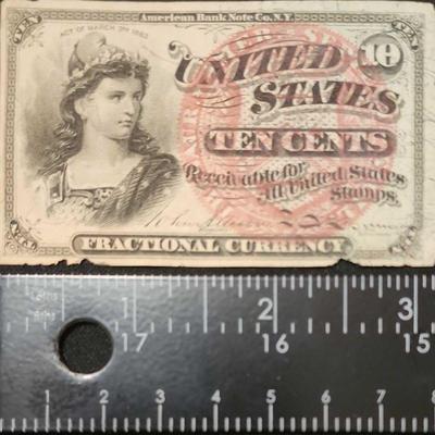FTH411 - US $.10 Fractional Currency